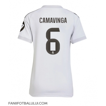 Real Madrid Eduardo Camavinga #6 Tricou Fotbal Replică 2025-26 Femei Acasa